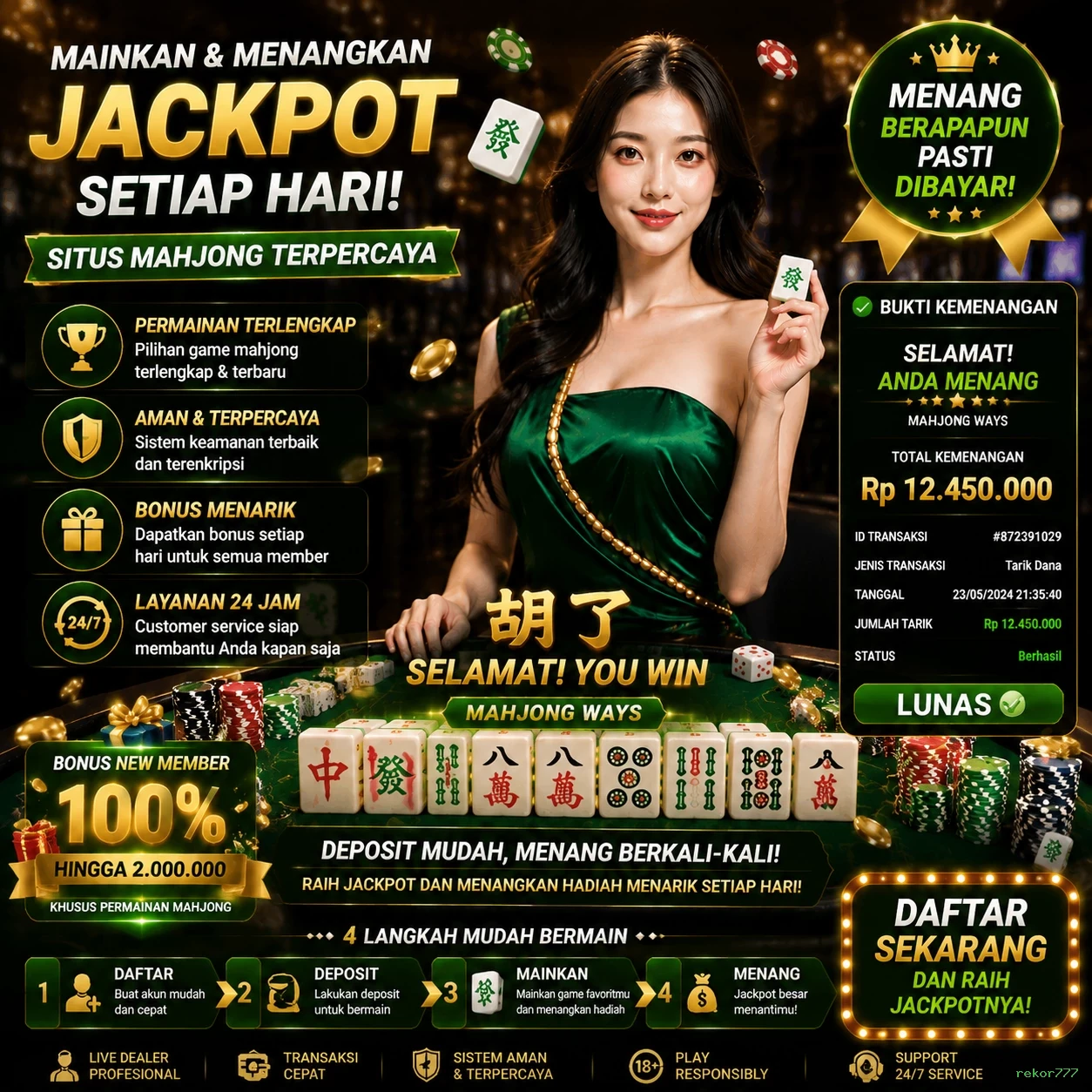 rekor777 Platform Game Terpercaya untuk Pemain Indonesia